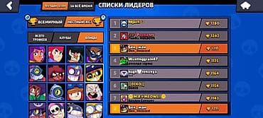 задаю: Brawl Stars был в топ 3 Кыргызстана на бойце поко 30 праймов 2 из них — 5