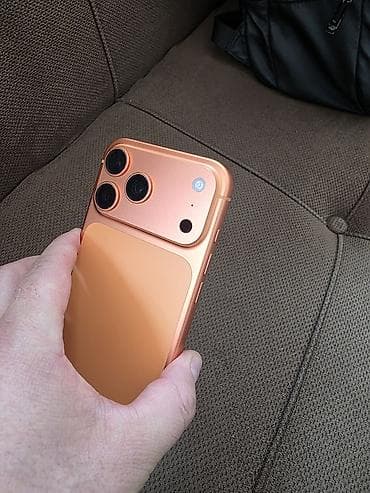 nokia e6: IPhone 17 Pro Max, Б/у, 256 ГБ, Оранжевый, 100 % — 2