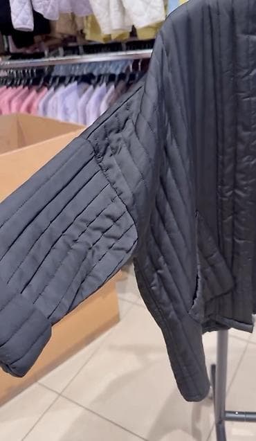 Кофты, свитеры: Куртка -чапан, графит - Свободный силуэт с мягкой посадкой, без — 5