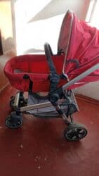 продаю в связи с переездом: Коляска, цвет - Черный, Б/у — 2