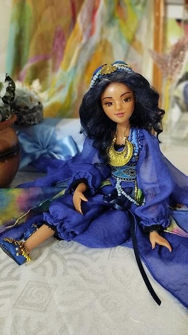 сколько стоит кукла лабубу: Авторская кукла "Ясмин - Восточная красавица" - Будуарная кукла — 1