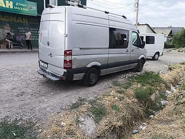 Унаа: Mercedes-Benz Sprinter (длинная база, высокий крыша), серебристый. - — 6