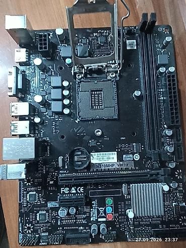 i5 1150: Материнская плата для ПК, Б/у, Asus, LGA1151 v2, Micro-ATX — 1