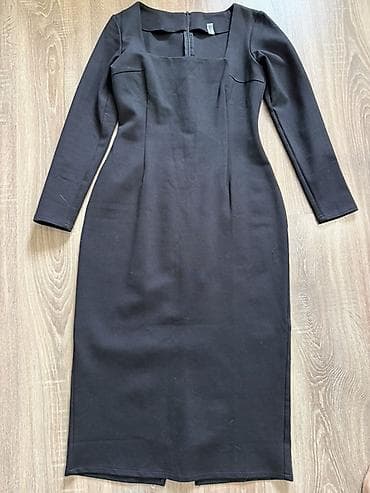 ZARA: юбка из эко‑кожи Юбка: - Модель миди с асимметричной планкой и — 7