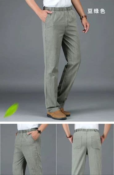 льняные штаны: Мужские брюки, Все размеры, Новый, Самовывоз, Платная доставка — 2