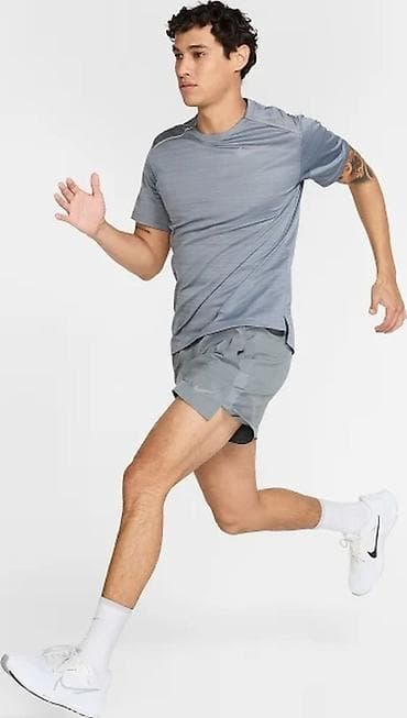 under armor: Мужская футболка, 2XL, Nike, Новый, цвет - Серый — 6