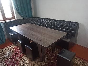 уголок б у: Кухонный мягкий уголок, Б/у — 2