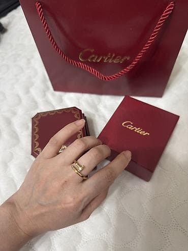 картье кольца цена: Кольцо Cartier Juste un Clou, размер 16 медицинская сталь под желтое — 4