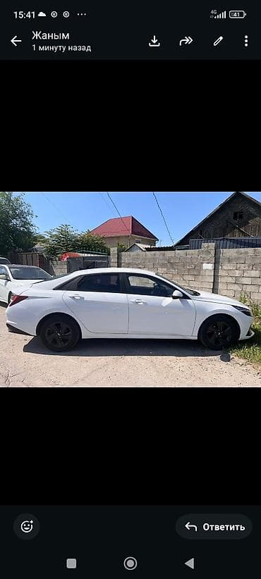 hundai: Hyundai Avante: 2021 г., 1.6 л, Автомат, Гибрид — 2