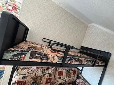 2 ярусный диван: Двухъярусная кровать, Б/у, Складная — 10