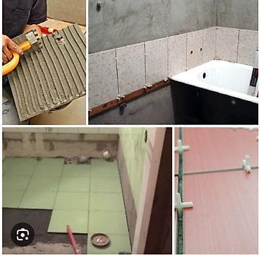 подиум: Плиточные работы: укладка керамической плитки - Монтаж плитки на — 1