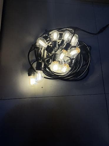 led matrix panel: Гирлянда уличная 10 метров 10 потронов - Тип: светодиодная гирлянда — 2