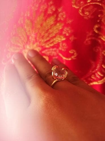 серебренное кольцо: 💍 Серебряное кольцо с позолотой Продаю красивое аккуратное кольцо в — 1