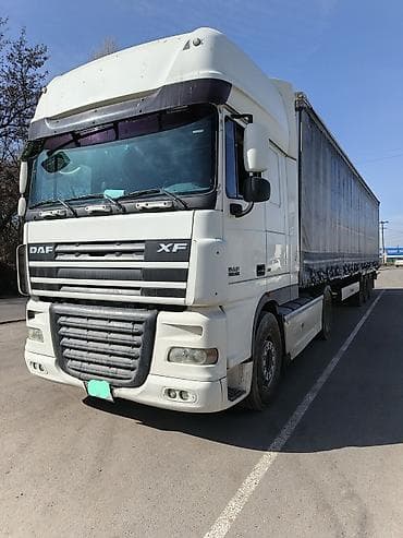 фура 105: Тягач, DAF, 2007 г., Тентованный — 2