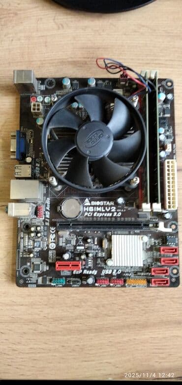 Материнская плата, Б/у, Biostar, LGA1155, Micro-ATX, Для ПК at lalafo.kg Материнская плата, Б/у, Biostar, LGA1155, Micro-ATX, Для ПК