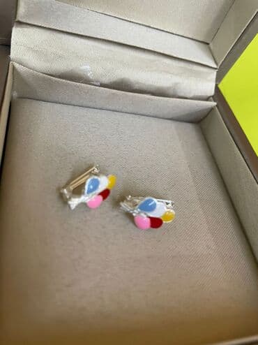 эксклюзивные свадебные пригласительные: Детские Серёжки из серебра 925, замок английский. Гипоаллергенные — 5