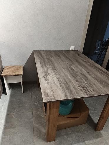 Кухонные столы: Кухонный стол, Прямоугольный, Нераскладной — 4