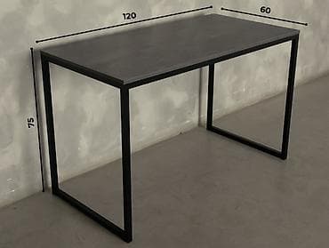 Письменный/компьютерный стол в стиле лофт - Размеры: 120 × 60 × 75 см at lalafo.kg Письменный/компьютерный стол в стиле лофт - Размеры: 120 × 60 × 75 см
