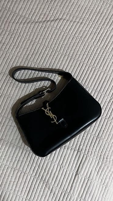 Сумкалар: Классикалык сумка, Saint Laurent, Материалы: Нукура булгаары, Куру жөнгө салынат, Аялдарга, Колдонулган — 1