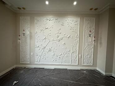 Ковры: Объёмная настенная панель с художественной лепниной - Декоративная — 3