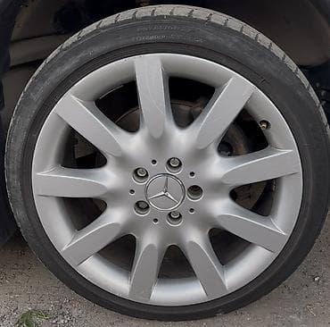 японские шины: Литые Диски R 18 Mercedes-Benz, Комплект, отверстий - 5, Б/у — 2