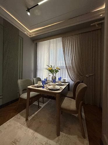 Недвижимость: 2 комнаты, 80 м², Асанбай мкр 14 этаж, Евроремонт — 2