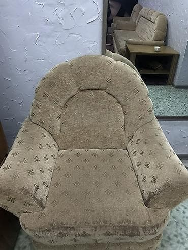 сидушки на стул: Комплект мягкой мебели, цвет - Бежевый — 2