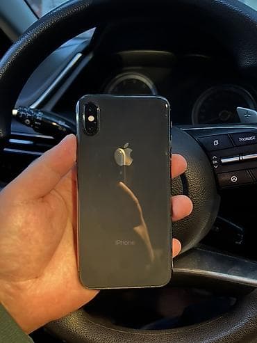 iphone 10 бу: IPhone X, Б/у, 64 ГБ, Space Gray, 100 % — 2