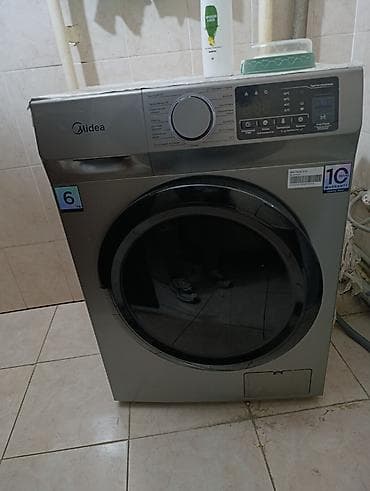 Стиральная машина Midea, фронтальная загрузка, загрузка до 6 кг