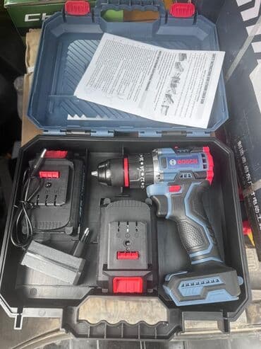 шуруповерт набор: *Шуруповерт Bosch отличное качество. бесщеточный.с дувям — 1