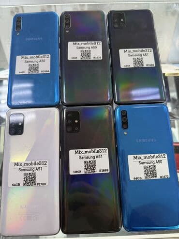 бушный телефоны: Samsung Galaxy A50, Б/у, 64 ГБ — 2