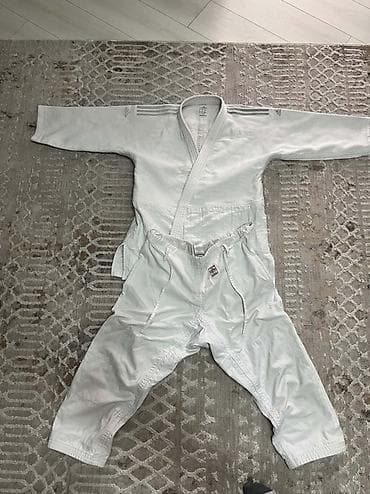 Кимоно для дзюдо классическое белое) - Комплект: куртка (ги) + штаны