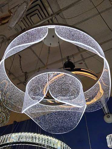 Люстры: Подвесная LED-люстра современного дизайна - Тип: потолочная подвесная — 2