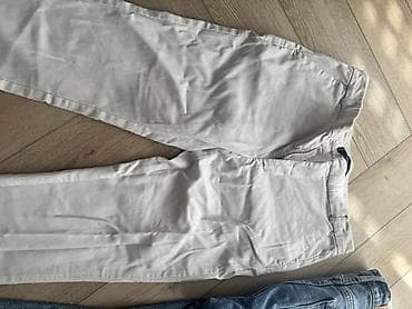 джинсы mango: Комплект из двух пар брюк/джинсов: За 2 брючки 700 сом состояние — 5