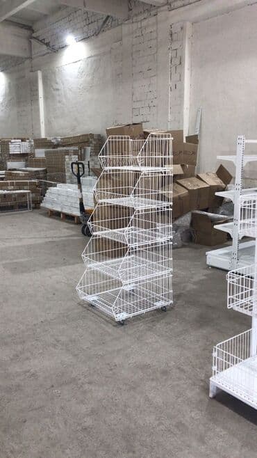 кассовое оборудование для магазина: Жаны, сапаттуу полкалар сатылат. #полкалар #корзина #стеллаж #полка — 3