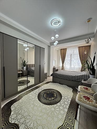квартиры в аламедин 1: 3 комнаты, 80 м², Элитка, 1 этаж, Евроремонт — 3