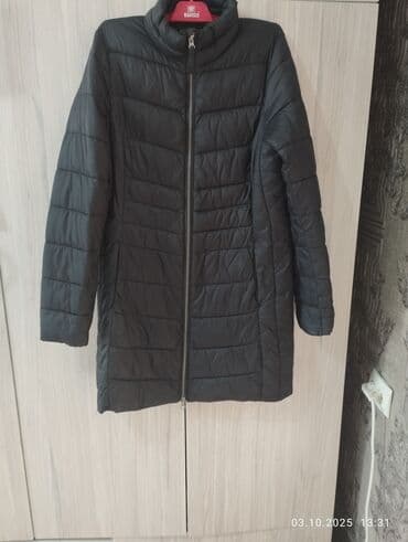 кышкы кийимдер: Женская верхняя одежда, несколько моделей. 1) Стёганое пальто с — 2