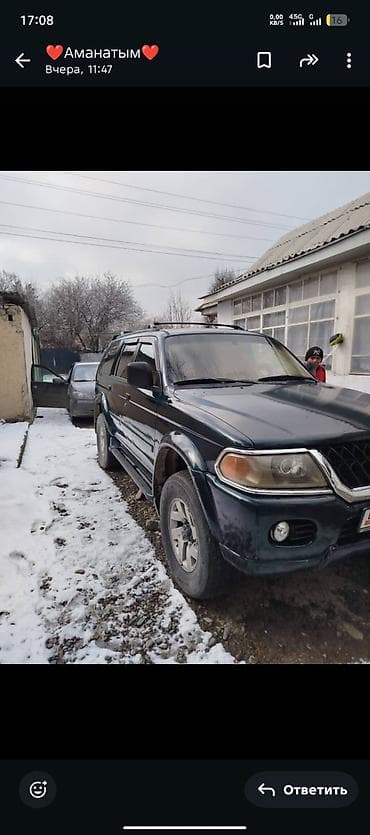 спорт мантера: Mitsubishi Pajero Sport: 2000 г., Внедорожник — 5