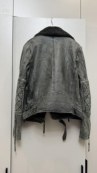 soft shell: Кожаная куртка, Косуха, Натуральная кожа, С меховой отделкой, XS, S — 4