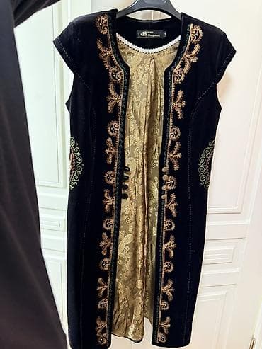 национальный костюм для детей: Другие жилеты S, цвет - Черный — 4