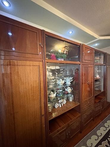 Кресла: Гарнитур для зала, Шкаф, ДСП, цвет - Коричневый — 3