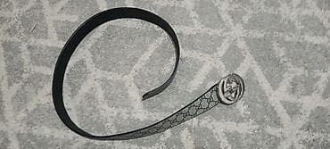 Зер буюмдар: Кайыш, Gucci, Материалы: Жасалма булгаары, Унисекс — 2