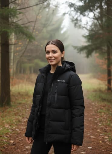 куртка колумбия: Мужская зимняя куртка Columbia, черная. Размер L Характеристики: - — 2