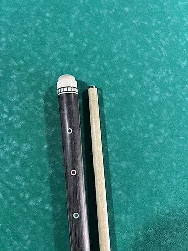 Бильярдный кий разборный (2 части) - Материал: твердые породы дерева