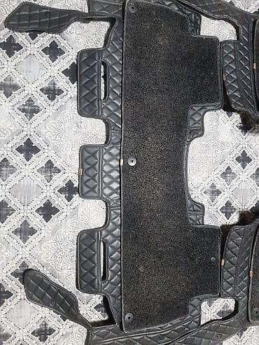 5D Экокожа Полики Для салона Lexus, цвет - Черный, Б/у — 4