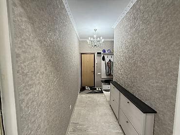 Квартиры: 2 комнаты, 66 м², 106 серия, Кок-Жар ж/м 106 серия, 2 этаж, Евроремонт — 5