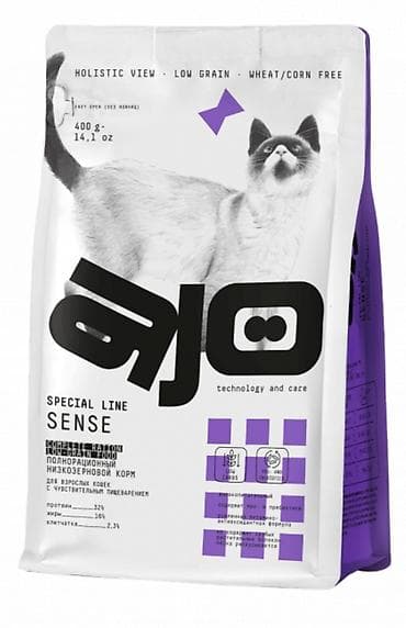 леопардовая кошка цена: AJO сухой корм для кошек — линейки Special и Basic. Зоомагазин — 8
