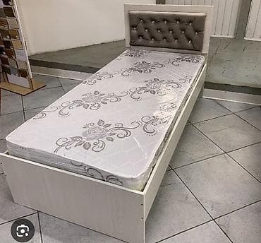 модульный стол: Односпальная кровать с матрасом - Комплект: корпус кровати из — 4