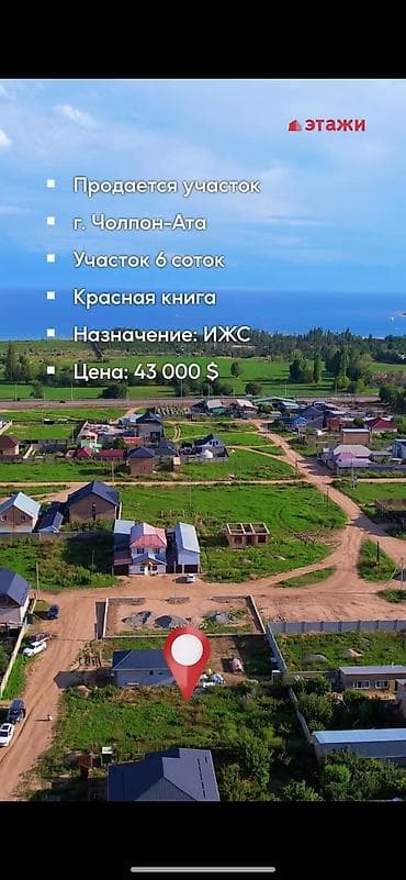 участок 4000: 6 соток, Для строительства, Красная книга — 1