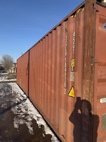 куплю контейнеры: Продаю Морской контейнер 20-40-45 футов (standard), красный — 3